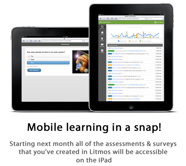 Mobile learning on the iPad